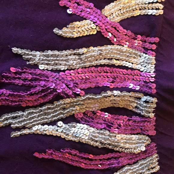 Strapless purple top - Picture 2 of 2